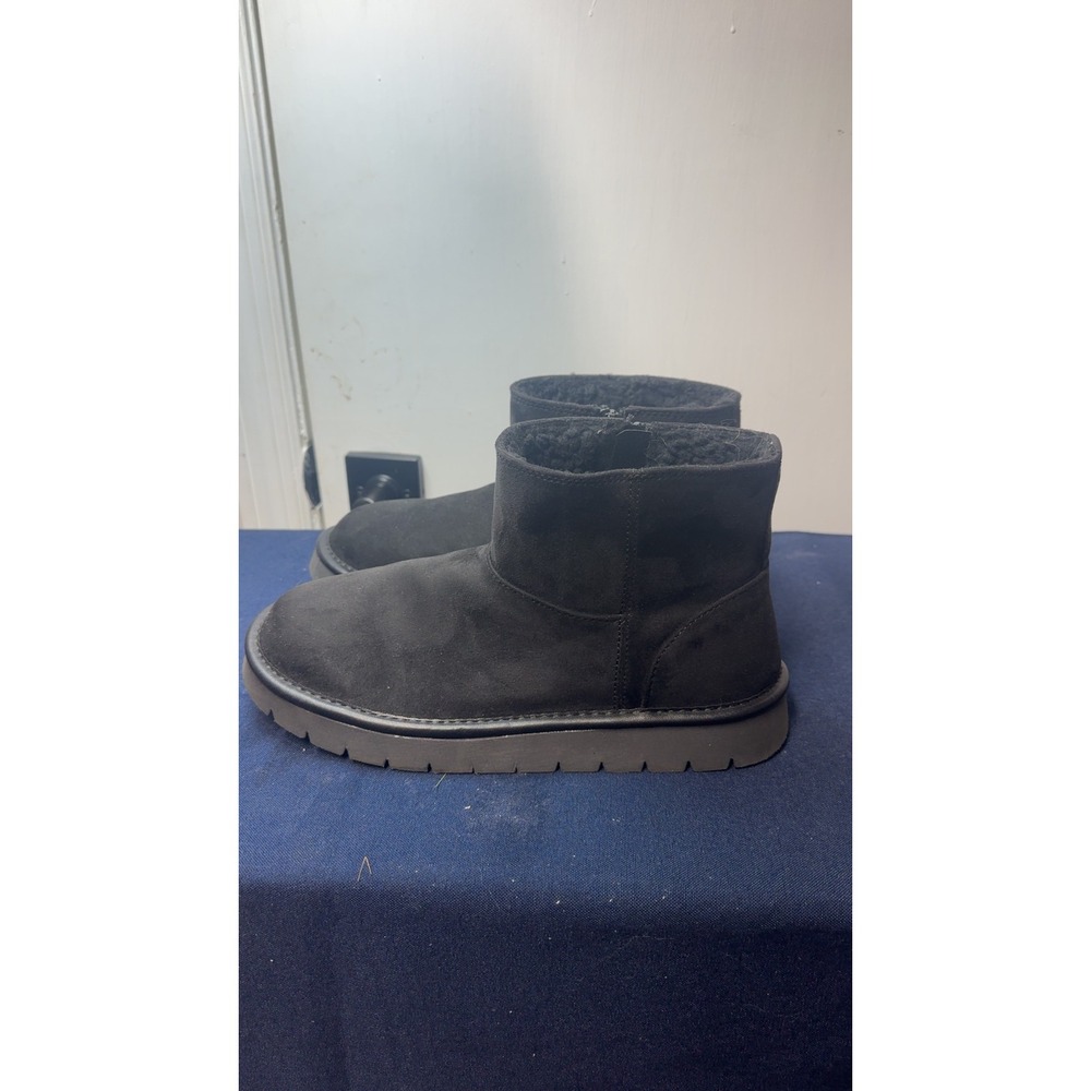 NWT Universal Thread | Faux Suede Memory Foam Ankle Boots | Black Size 8